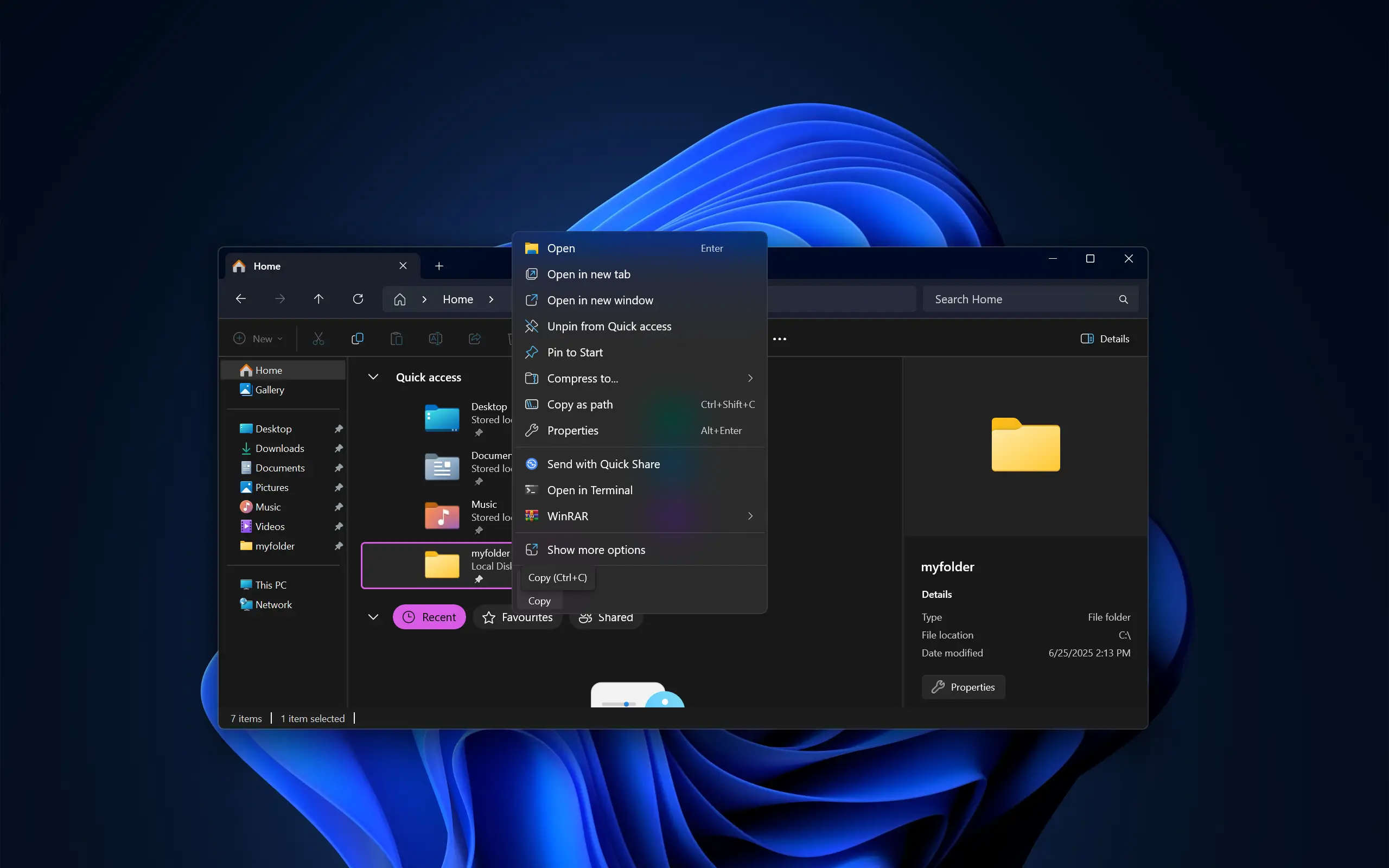 copy and paste files