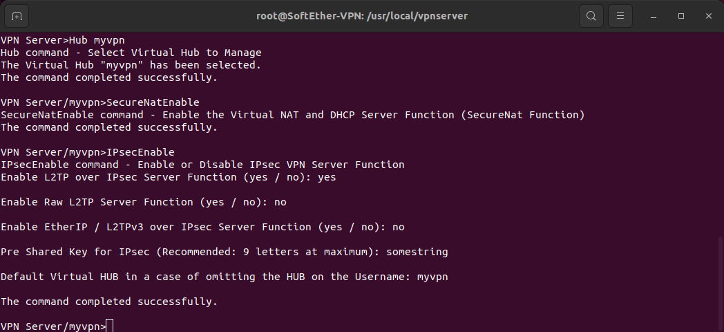 configure the network