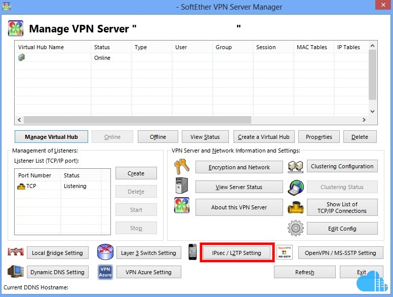 enable mobile connections to your private vpn server